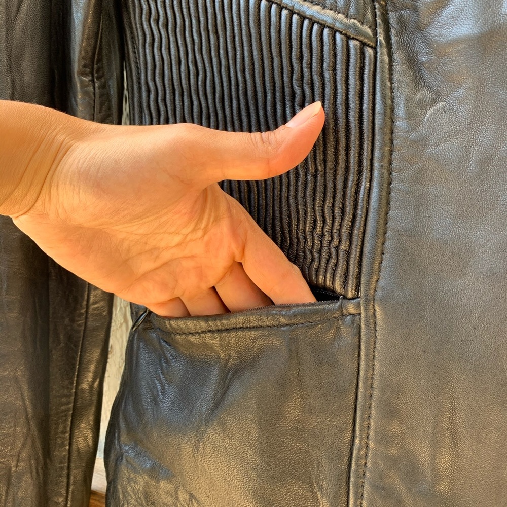 Via Spiga vintage genuine lamb leather jacket - Picture 6 of 16
